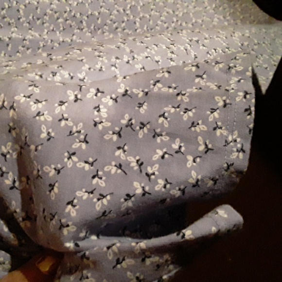 NWOT Croft &Barrow Intimates Medium Purple White Flowers Short sleeve Nightgown - Picture 10 of 14